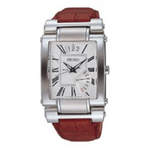 Bracelet de montre Seiko SPQ011P1-5Y63-0AC0 Cuir Cognac